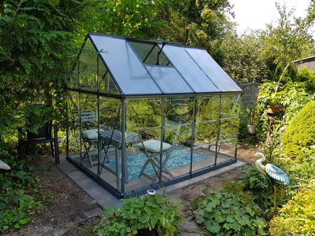 Szklarnia z poliwęglanu Hybrid 1,85 x 2,46 m Palram - Canopia szara