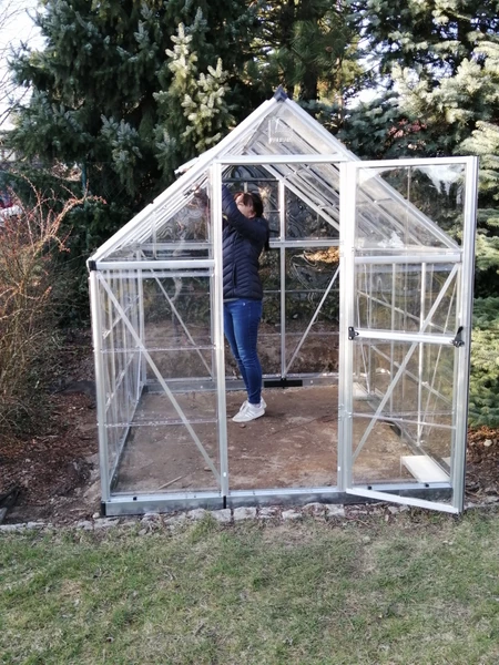 Szklarnia z poliwęglanu Harmony Silver 1,85 x 2,5 m Palram