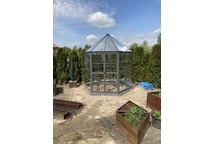 Sześciokątna poliwęglanowa szklarnia Oasis 2,47 m Palram - Canopia